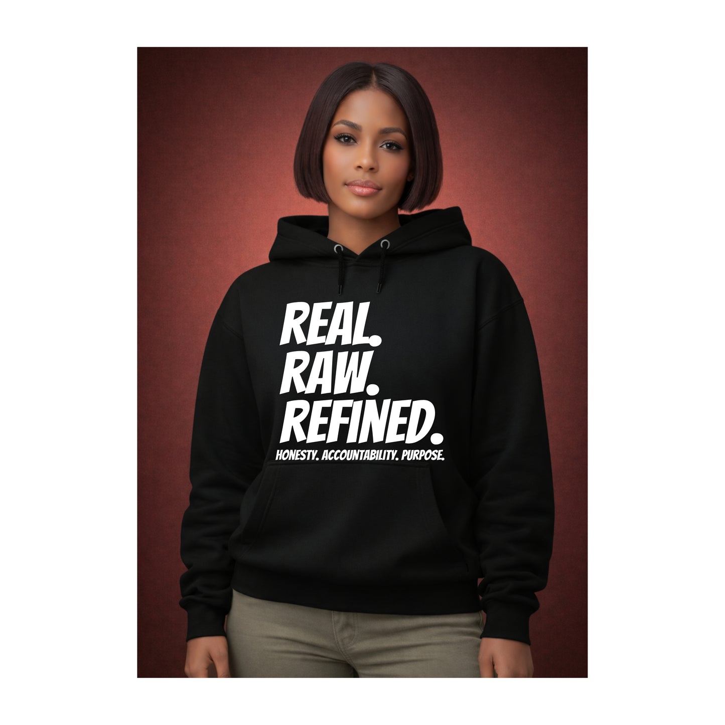 CLASSIC LOGO HOODIE (REAL. RAW. REFINED.)